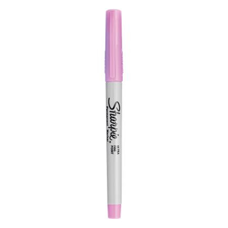 SHARPIE Alkoholos marker, 0,5 mm, kúpos, SHARPIE "Ultra Fine Point", pink