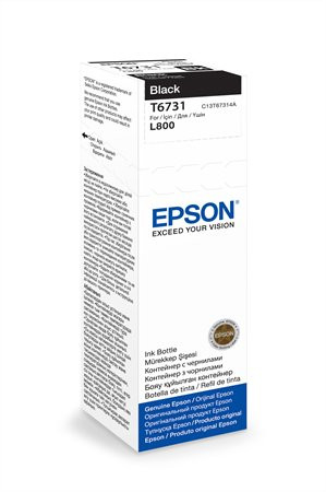 EPSON T67314A10 Tinta L800 nyomtatóhoz, EPSON, fekete, 70ml