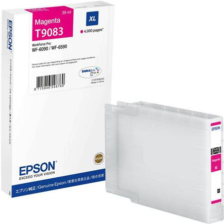 EPSON T908340 Tintapatron Workforce Pro WF-6090, WF-6590 nyomtatókhoz, EPSON, magenta, 4k