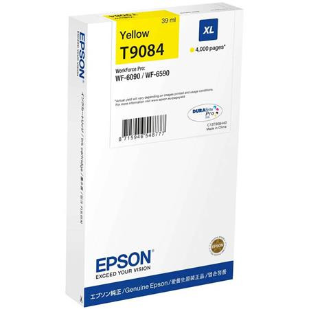 EPSON T908440 Tintapatron Workforce Pro WF-6090, WF-6590 nyomtatókhoz, EPSON, sárga, 4k