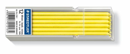 STAEDTLER Jelölőkréta hegy, mindenre író, lemosható (omnichrom), STAEDTLER "Lumocolor 218", sárga