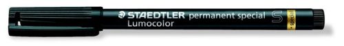 STAEDTLER Alkoholos marker, 0,4 mm, STAEDTLER "Lumocolor® special 319 S", fekete