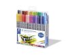 STAEDTLER Rostirón készlet, 0,8/3,0 mm, kétvégű, STAEDTLER® "3200", 72 különböző szín