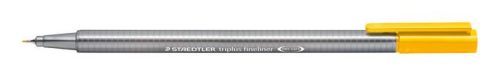 STAEDTLER Tűfilc, 0,3 mm, STAEDTLER "Triplus 334", napsárga