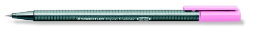 STAEDTLER Tűfilc, 0,3 mm, STAEDTLER "Triplus 334", rózsaszín