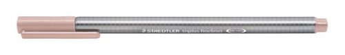 STAEDTLER Tűfilc, 0,3 mm, STAEDTLER "Triplus 334", antik rózsaszín