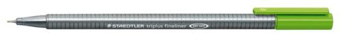 STAEDTLER Tűfilc, 0,3 mm, STAEDTLER "Triplus 334", világoszöld