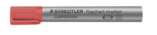 STAEDTLER Flipchart marker, 2 mm, kúpos, STAEDTLER "Lumocolor 356", piros