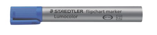 STAEDTLER Flipchart marker, 2 mm, kúpos, STAEDTLER "Lumocolor 356", kék