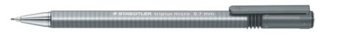 STAEDTLER Nyomósirón, 0,7 mm, STAEDTLER "Triplus Micro 774", szürke