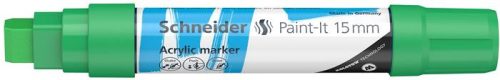 SCHNEIDER Dekormarker, akril, 15 mm, SCHNEIDER "Paint-It 330", zöld