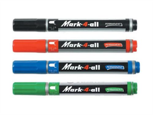 STABILO Alkoholos marker, 1,5-2,5 mm, kúpos, STABILO "Mark-4-all", zöld