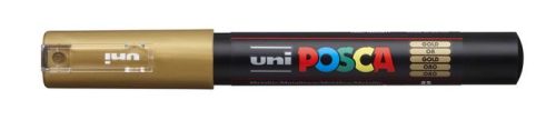 UNI Dekormarker, 0,7-1,0 mm, UNI "Posca PC-1M", arany