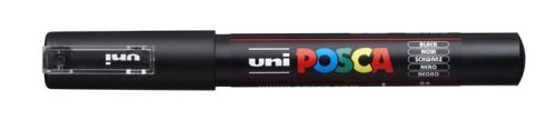 UNI Dekormarker, 0,7-1,0 mm, UNI "Posca PC-1M", fekete