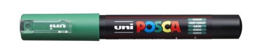 UNI Dekormarker, 0,7-1,0 mm, UNI "Posca PC-1M", zöld