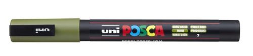 UNI Dekormarker, 0,9-1,3 mm, UNI "Posca PC-3M", khaki