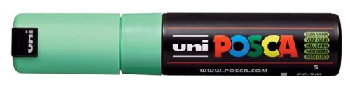 UNI Dekormarker, 4,5-5,5 mm, UNI "Posca PC-7M", világoszöld