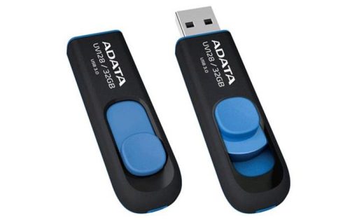 ADATA Pendrive, 32GB, USB 3.2 Gen1, ADATA "UV128", fekete-kék