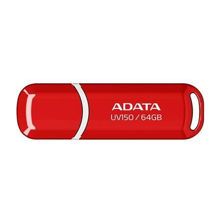 ADATA Pendrive, 64GB, USB 3.2 Gen1, ADATA "UV150", piros