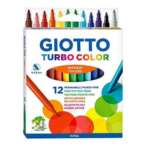 Filctoll GIOTTO Turbo Color 12db-os készlet