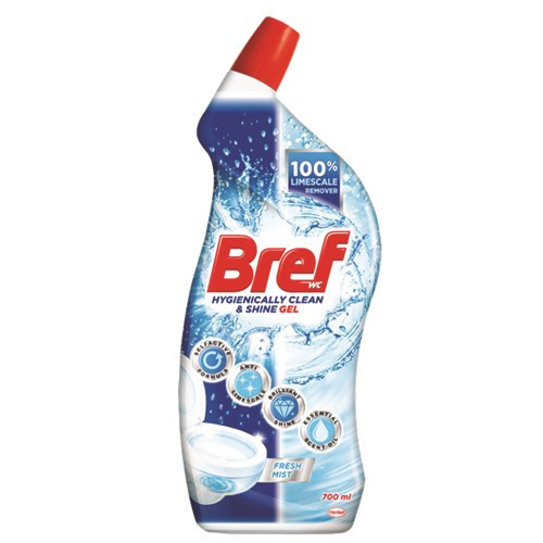 Toalett tisztító gél BREF Power Aktiv Gel Ocean 700 ml