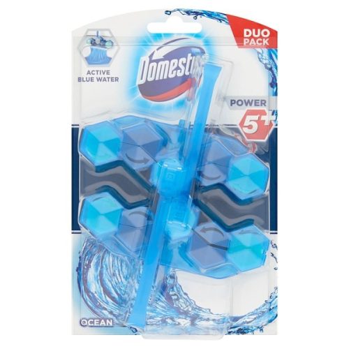 Toalett öblítő DOMESTOS Power5+ Blue Water Ocean Duo Pack 2x50 g