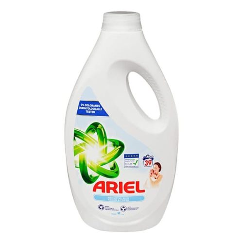 Folyékony mosószer ARIEL Sensitive 39 mosás 1,95L