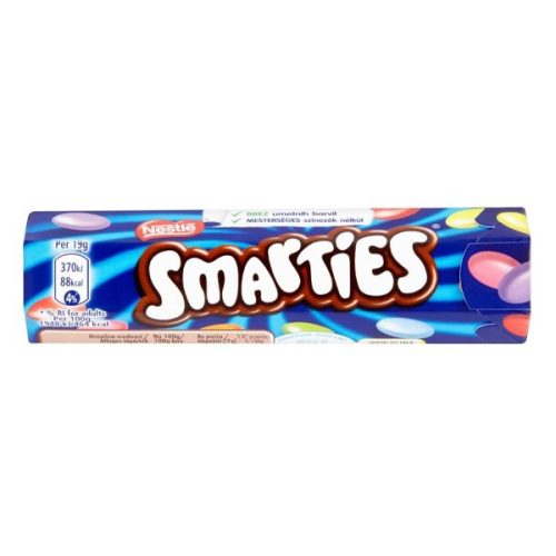 Cukordrazsé NESTLÉ Smarties tejcsokoládé cukorbevonattal 38g