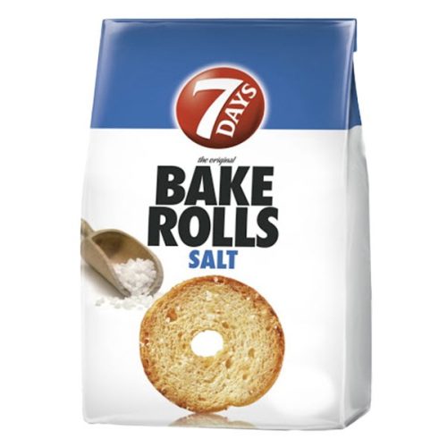 Kétszersült kenyérkarika TUC Bake Rolls sós 80g