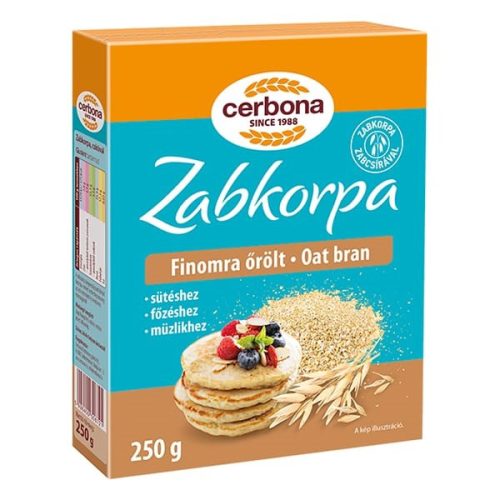 Zabkorpa CERBONA finomra őrölt 250g