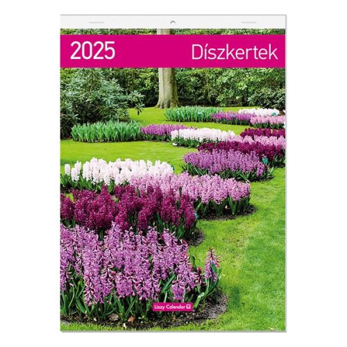 Falinaptár LIZZY CARD A/4 álló Díszkertek 2025.