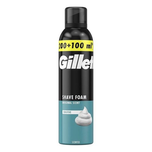 Borotvahab GILLETTE Sensitive 300ml