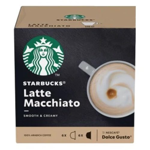 Kávékapszula STARBUCKS by Nescafé Dolce Gusto Latte Macchiato 2x6 kapszula/doboz