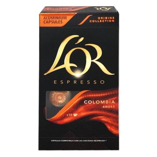 Kávékapszula L'OR Nespresso Colombia 10 kapszula/doboz