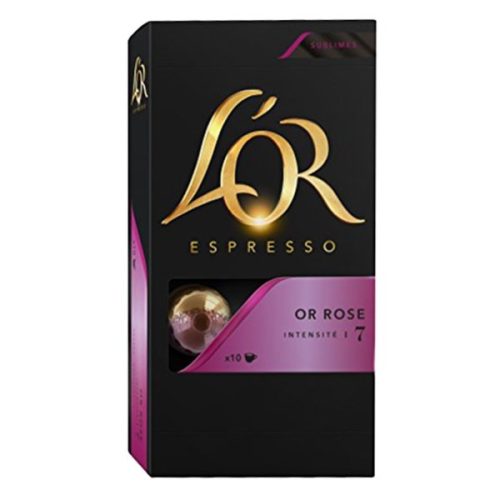 Kávékapszula L'OR Nespresso Espresso Or Rose 10 kapszula/doboz