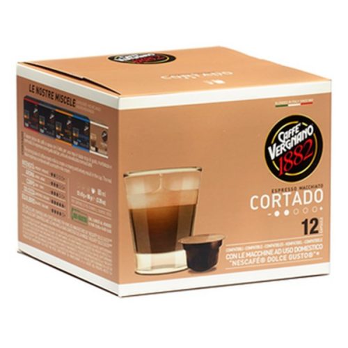 Kávékapszula CAFFÉ VERGNANO Dolce Gusto Cortado 12 kapszula/doboz