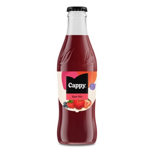 Gyümölcslé CAPPY Eper 35% üveges 0,25L DRS