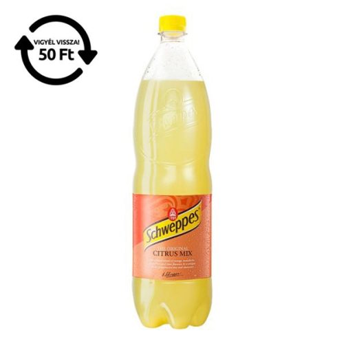 Üdítőital szénsavas SCHWEPPES Citrus mix 1,5L DRS