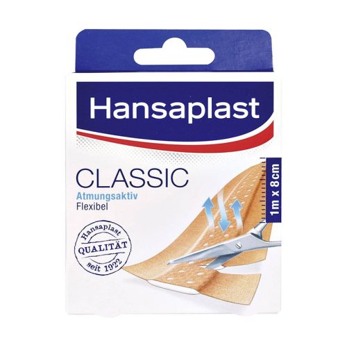 Sebtapasz HANSAPLAST Classic légáteresztő vágható 1 m x 6 cm