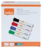 NOBO Táblamarker, kúpos hegyű, 2 mm, 10 db, NOBO "Glide", vegyes