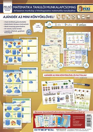 STIEFEL Tanulói munkalap csomag, 5 munkalap, 1 alátét, filc, STIEFEL "Matematika felsősöknek"